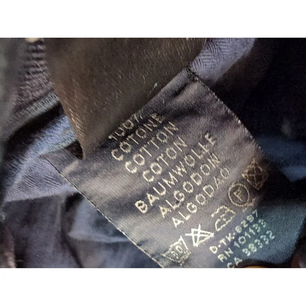 Zegna Sport Mens Dark Gray Cotton Flat Front Casual Dress Pants Italy 33x33‎